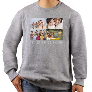 Jaket Sweater Photo Collage Tee - 2 x 2