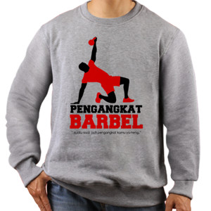 Jaket Sweater Pengangkat Barbel