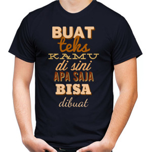 Kaos Tipografi - Buat Apa Saja
