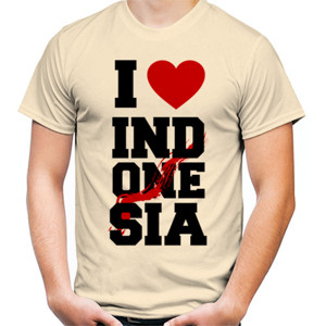 Kaos I Love Indonesia 2