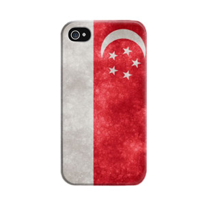 Bendera Singapura Casing HP