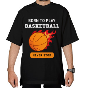 Kaos Oversize Basketball Player
