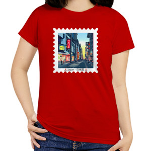 Kaos Kartun Manga Tokyo Jepang Desain Perangko 1