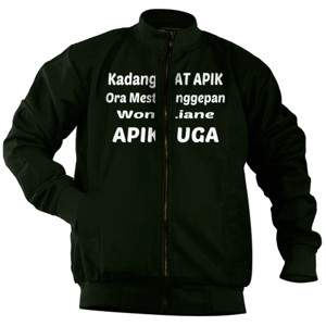 Jaket Bomber Niat Apik