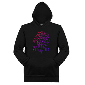 Jaket Hoodie Pria Geometric Lion : The King