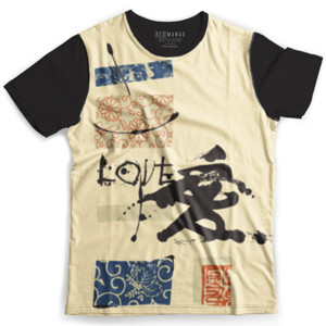 Kaos Fullprint Kanji Love