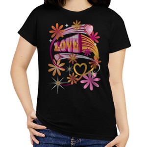 Kaos Bunga Cinta