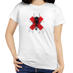 Kaos lalat putih