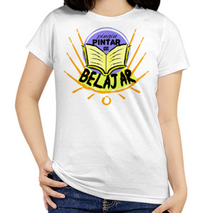 Kaos Pingin pintar ya belajar