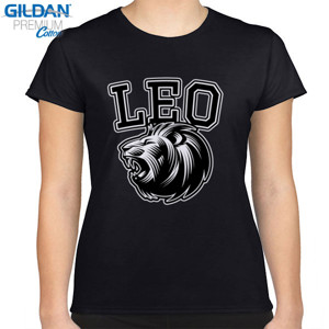 Kaos Zodiak Leo Hitam