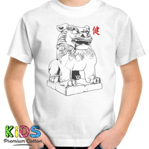 Kaos Japanese Komainu Statue