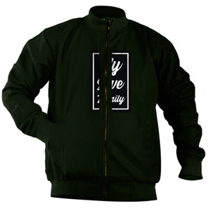 Jaket Bomber Kaos My love Family