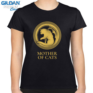 Kaos Mother of Cats - Gold (Gildan)