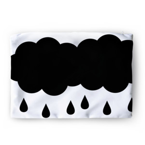 Sarung Bantal Awan hitam