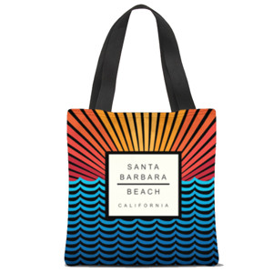 Tas Tote Fullprint California Beach