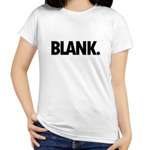 Kaos Blank. Putih Wanita