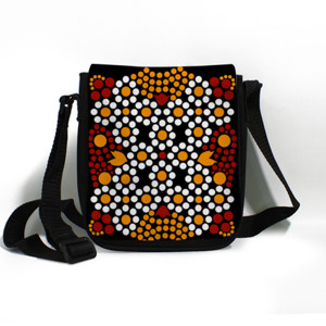 Tas Selempang Lingkaran Abstrak