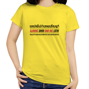 Kaos Kaos Wanita Ajining Diri