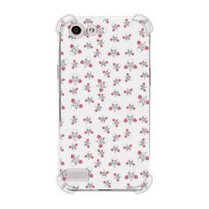 Casing HP Skull Rose Pattern