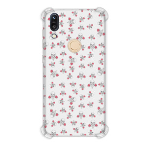 Casing HP Skull Rose Pattern