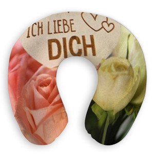 Bantal Leher BANTAL LEHER TULISAN ICH LIEBE DICH 