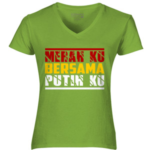 Kaos Merah Ku bersama Putih Ku