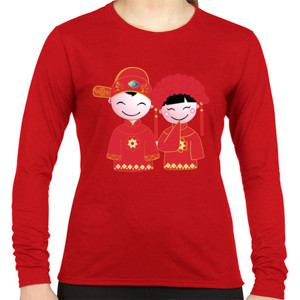Kaos Korean Traditional Couple