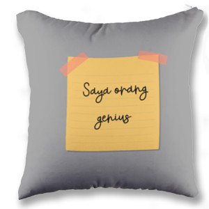 Bantal Saya orang genius