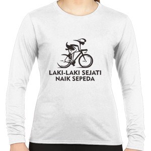 Kaos Gowes Laki-Laki Sejati sepeda