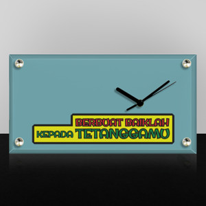 Jam Meja Berbuat Baik Kepada Tetangga