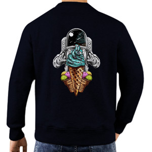 Jaket Sweater soft serve galaxy