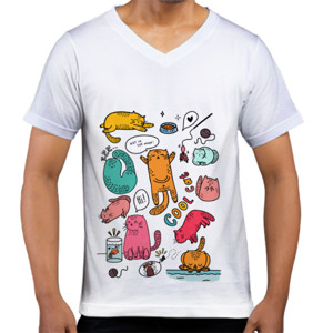 Kaos  Cool Cat Kids Shirt