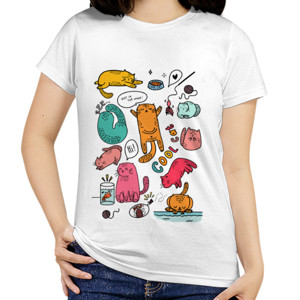 Kaos Cool Cat Kids Shirt