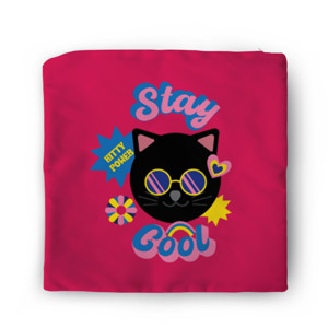 Sarung Bantal Stay Cool Black Kitty