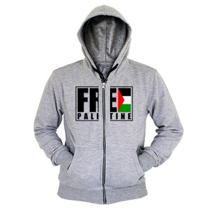 Hoodie Zipper Free Palestine