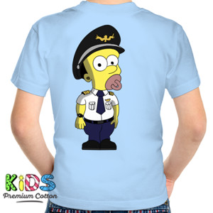 Kaos Baby Pilot Back