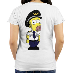 Kaos Baby Pilot Back