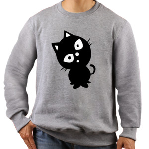 Jaket Sweater kaos kucing lucu