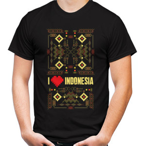 Kaos AZTEC I LOVE INDONESIA T-SHIRT