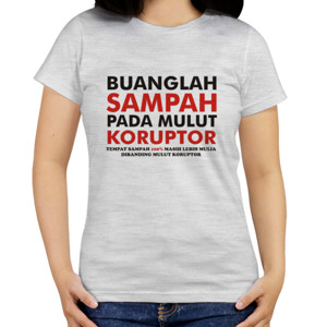 Kaos Design Buanglah Sampah
