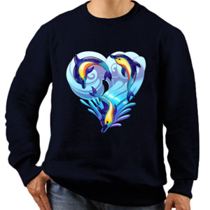 Jaket Sweater Kaos Premium Galaxy Dolpins