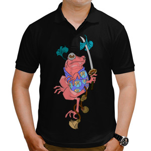 Kaos Polo DISTRO Collection G_BLACK FOREVER