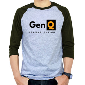 Kaos Raglan Generasi Qurani Black/Yellow