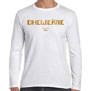 Kaos Women V-Neck tshirt “Dhewekne” it means she or her