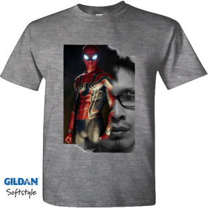 Kaos Spiderman+Foto Pribadi