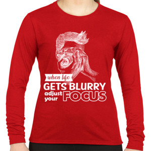 Kaos Motivasi Q019 - Adjust Your Focus