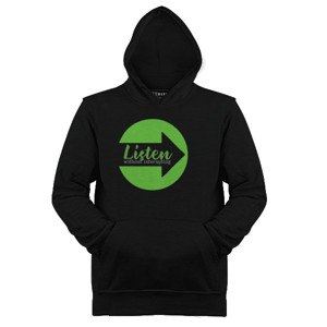 Jaket Hoodie Listen