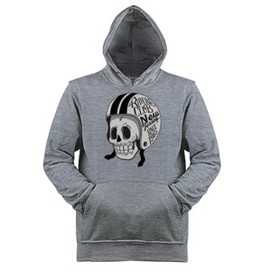 Jaket Hoodie Skull Riders Club  