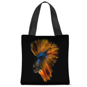 Tas Tote Fullprint Tote Bag Betta Cupang