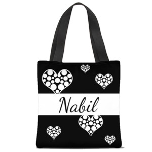 Tas Tote Fullprint love1